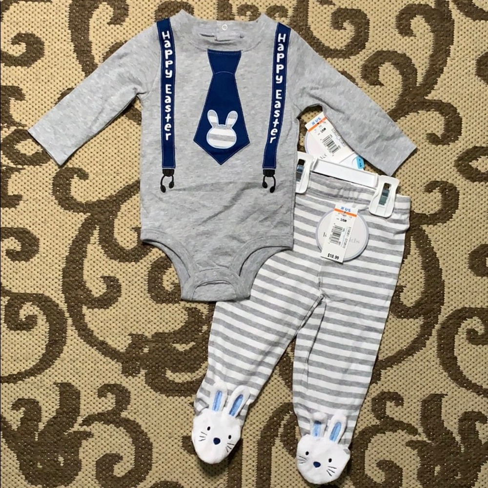 NWT 2 Piece Baby Boy Easter Outfit